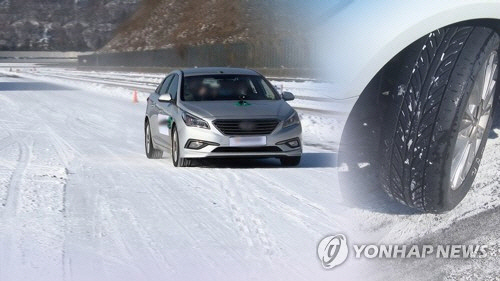 눈길 안전 운행(CG)[연합뉴스TV 제공]